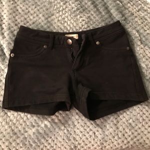 Black shorts size small worn once tight fitting