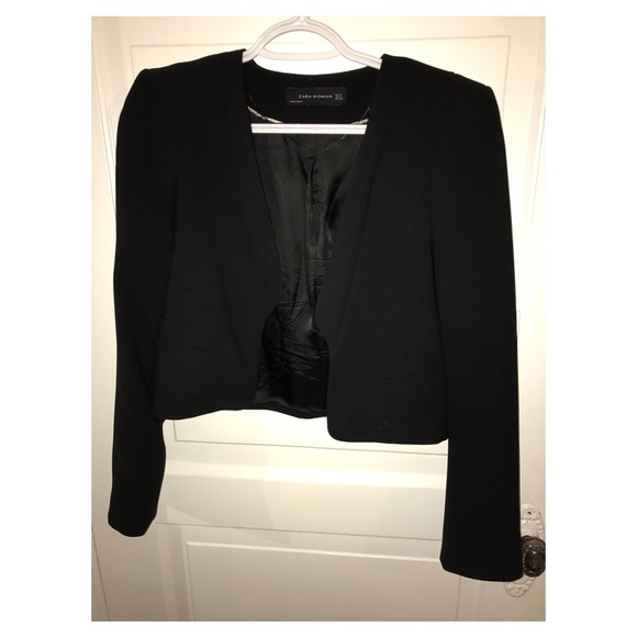 Zara cropped blazer
