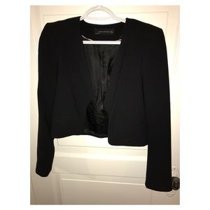 Zara cropped blazer
