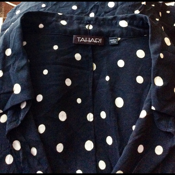 Tahari Silk Blouse - Picture 2 of 3