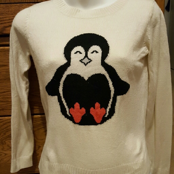 Cherokee size 10/12 Penguin Sweater