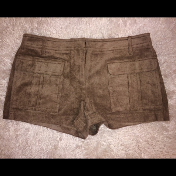 BCBG Faux Suede Shorts