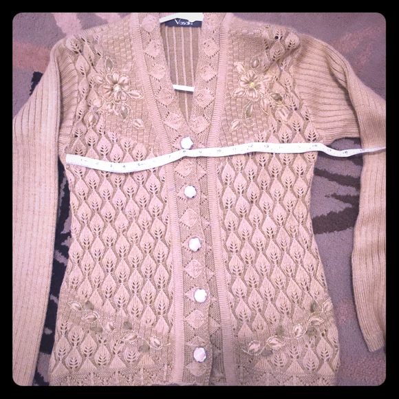 Warm wool cardigan.