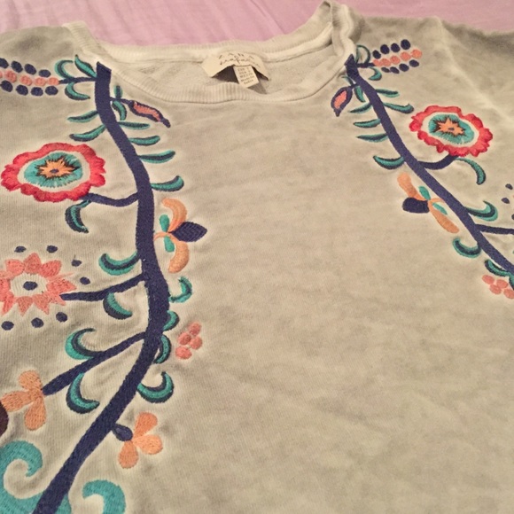 Zara Embroidered Sweatshirt