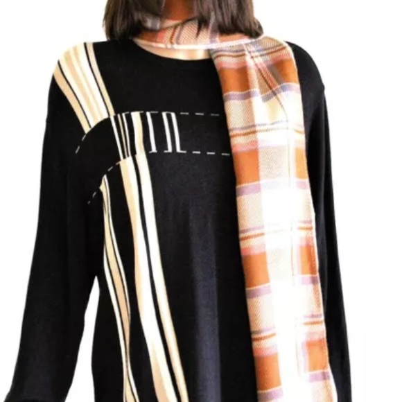 Plaid scarf scarves for women mens scarves shawl - Picture 2 of 3