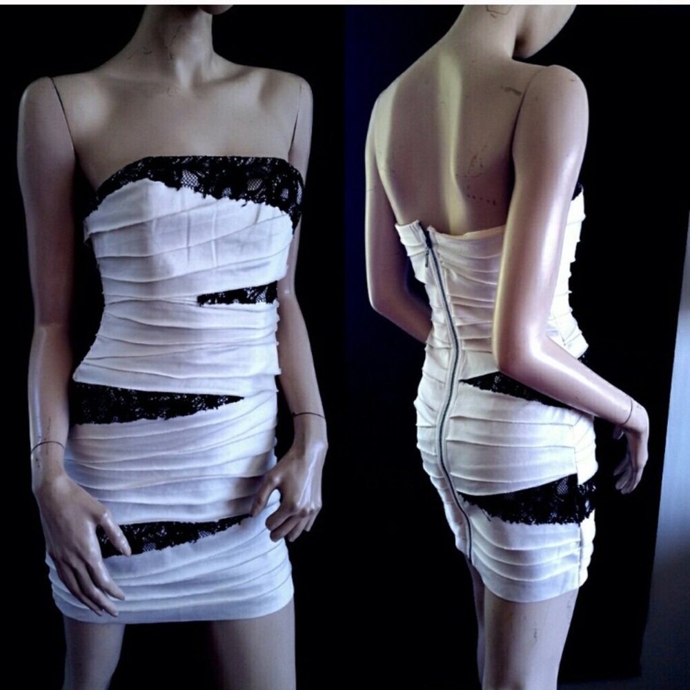 Bebe cocktail body con dress