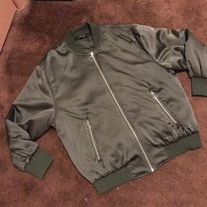 ZARA silky bomber jacket ZARA silky bomber jacket