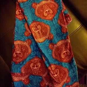 LuLaRoe TC mosaic bears unicorn HTF!!