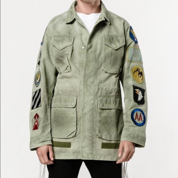 OFF-WHITE patch embellished field jacket - Picture 3 of 4