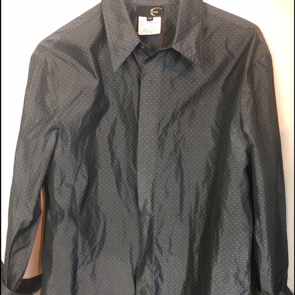JUSTCAVALLI Men's Luxury Button Down.