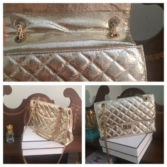 Cute metallic handbag