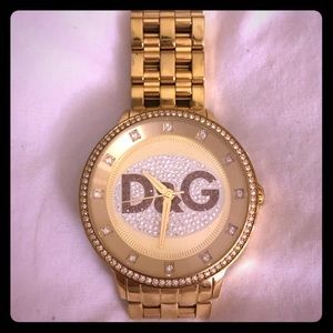 Women's Large Gold Dolce & Gabbana Watch