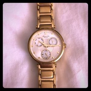 Women's Gold Kenneth Cole Watch
