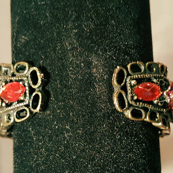 RUBY RHINESTONE CUFF - Picture 6 of 6