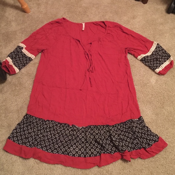 Clay red dress