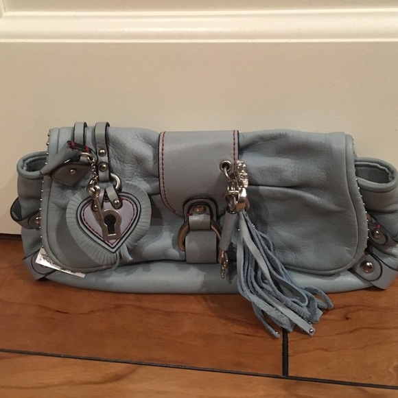 Juicy couture clutch, baby blue !
