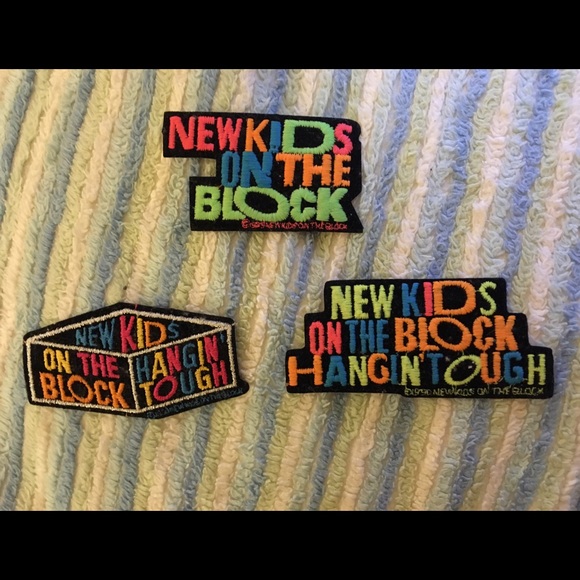 Vintage New Kids on the Block Patches!