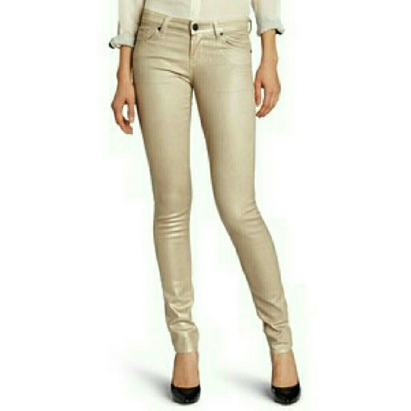 David Kahn Nikki Pencil Leg Jeans (Champagne)