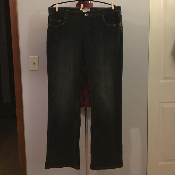 Coldwater Creek Dark Wash Boot Cut Jeans size 16