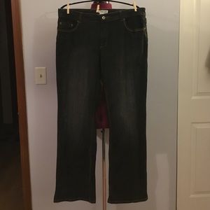 Coldwater Creek Dark Wash Boot Cut Jeans size 16