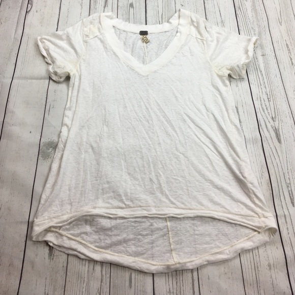 Free People Med VNeck Tee