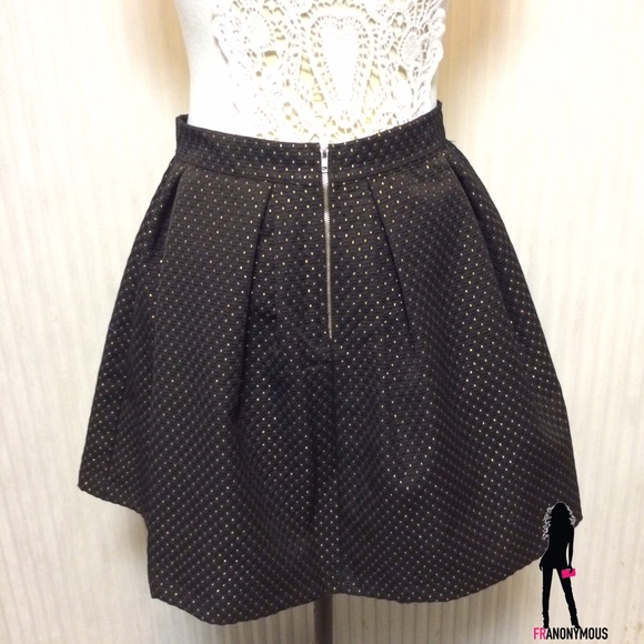 AQUA Skater Style Black Skirt M - Picture 2 of 4