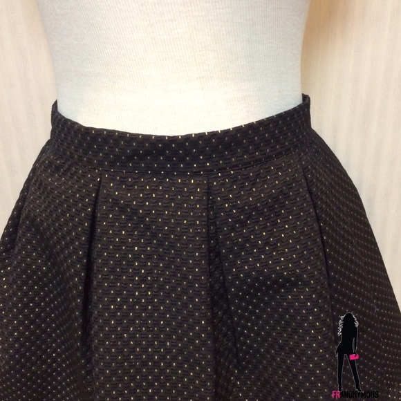 AQUA Skater Style Black Skirt M - Picture 4 of 4