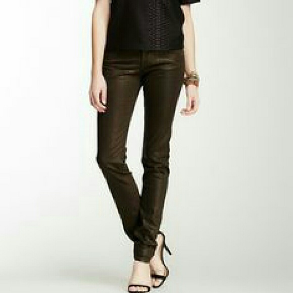 David Kahn Nikki Pencil Leg Jeans Bronze