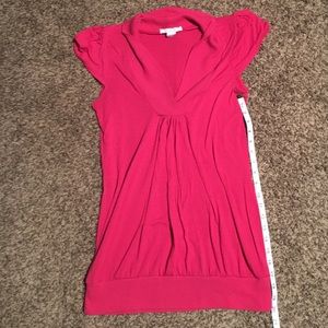 Cute! LONG Charlotte Russe shirt size L
