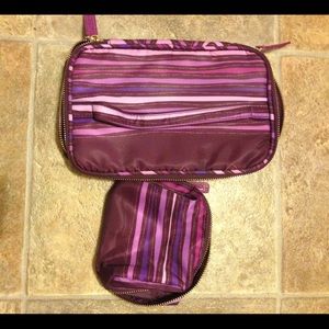 2 piece Sonia Kashuk makeup bag