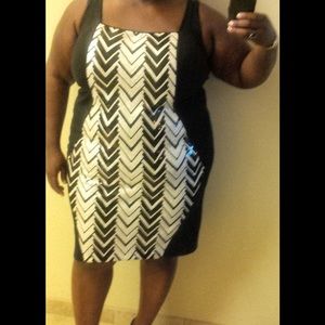 Beautiful plus size sequin dress