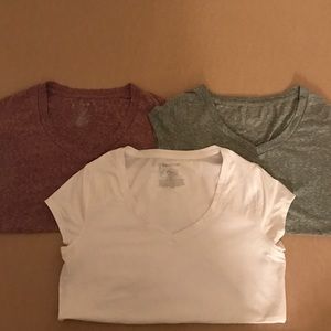 V-neck tees