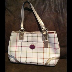 Authentic Coach Heritage Tattersall plaid