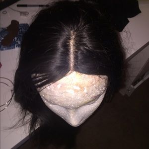 Straight 100% human hair wig