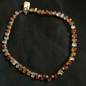 NWT 925 Semi-precious Amber necklace