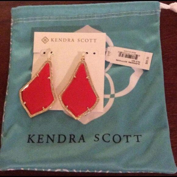 Kendra Scott Alexandra Red Earings