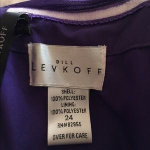 Purple long bridesmaid dress