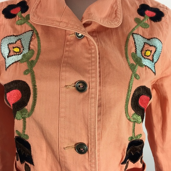 SALE⚡Maxazria Collection Floral Embroidered Blazer - Picture 2 of 4