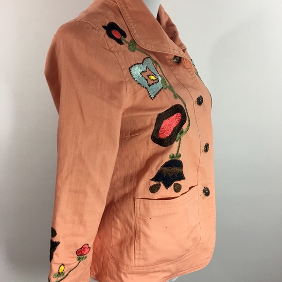 SALE⚡Maxazria Collection Floral Embroidered Blazer - Picture 4 of 4