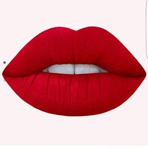 Limecrime velvetine lipstick in red velvet