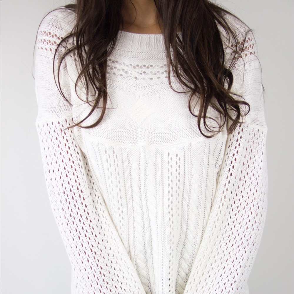 White sweater