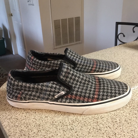 houndstooth vans shoes