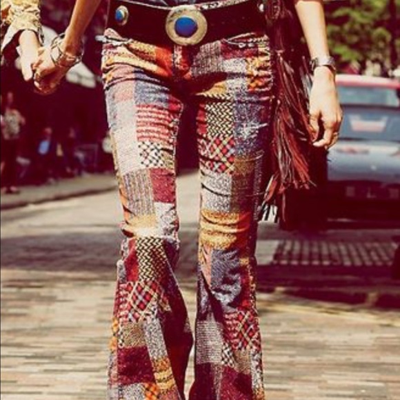 Free People corduroy flare pants