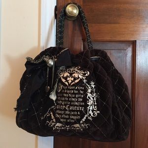 Large black Juicy Couture handbag