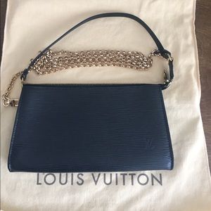 Authentic Epi Pouchette Clutch Shoulder Crossbody