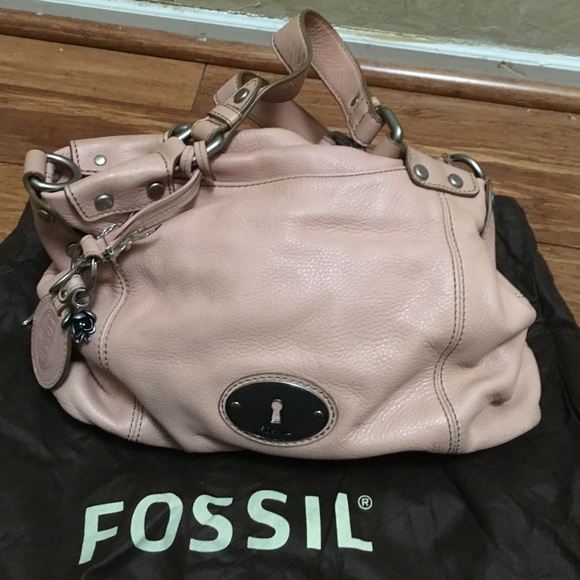 Pink Fossil shoulder bag/satchel