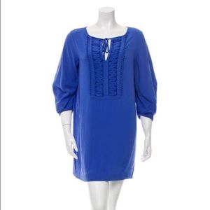 Iliana embellished dress in periwinkle