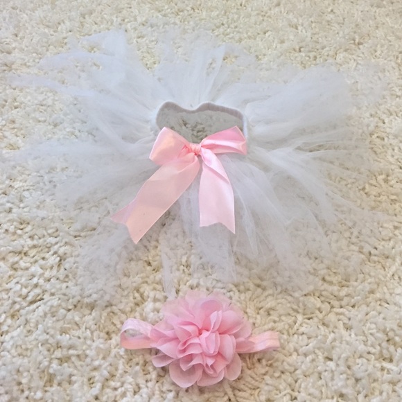 Baby Tulle Tutu + Headband Set