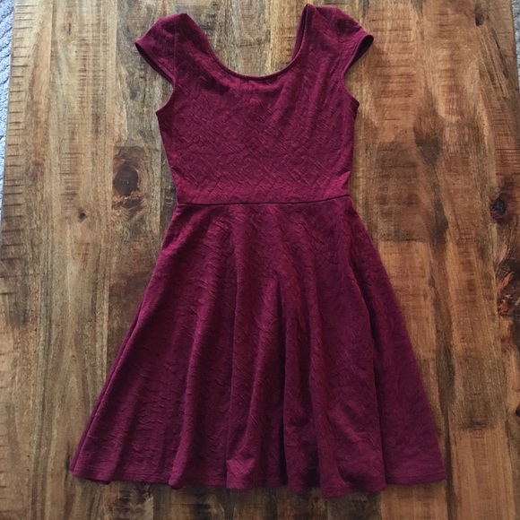 Maroon Dress