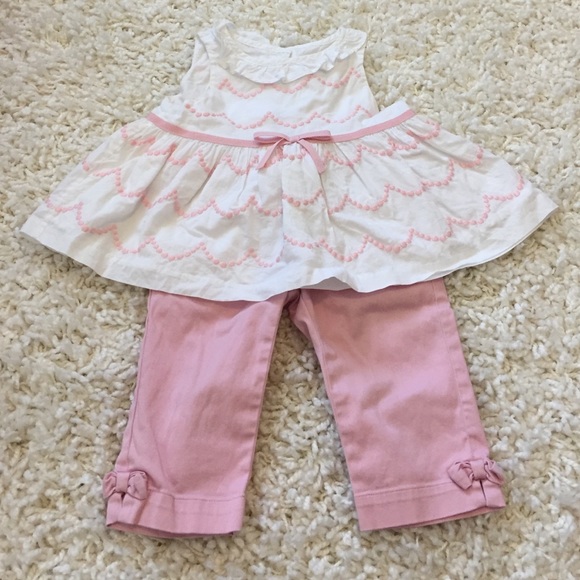 Janie and Jack Pants + Tank Outfit (18-24 months)